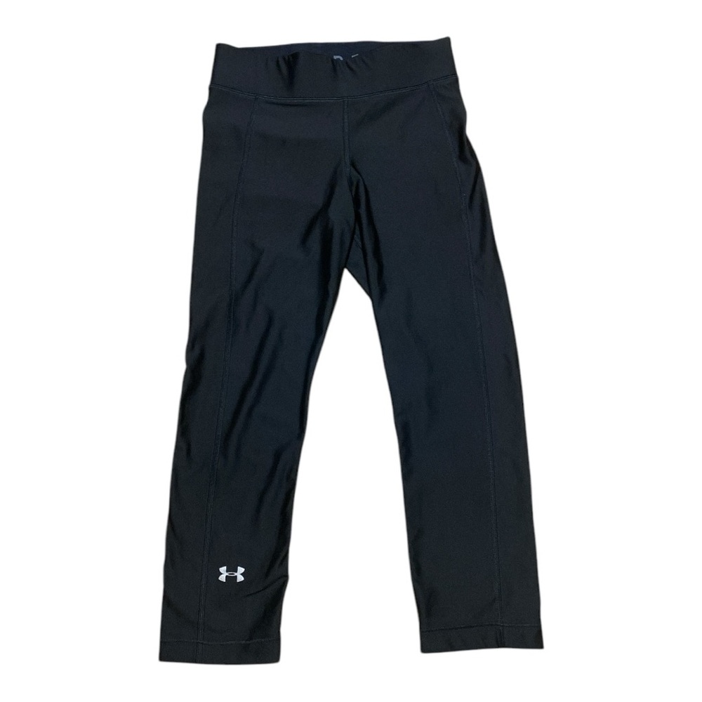 Under Armour Compression Leggings Women’s S Elastic Waistband Black Gym Sport